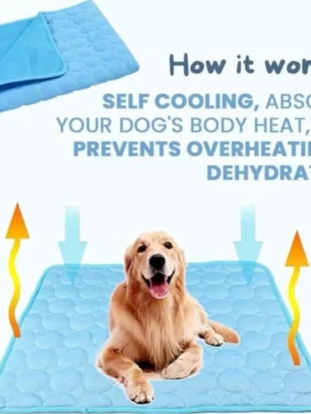 Pelsbarn Cooling Mat - Large in Beige New in Package